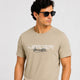 Waffle Textured Beige Tee